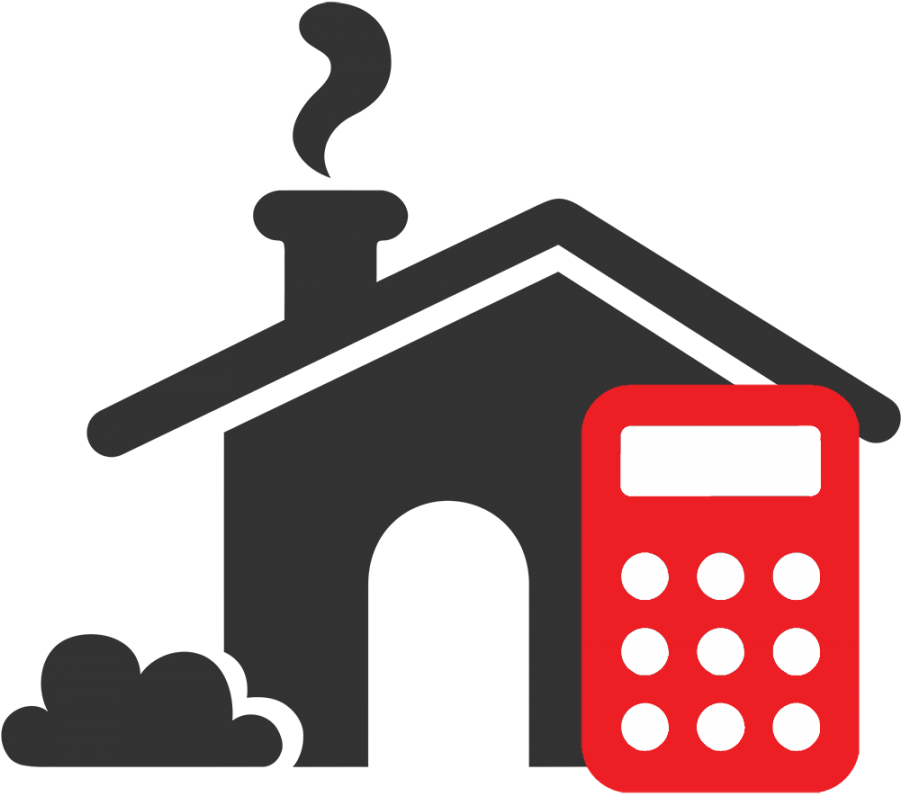 Featured Homes - House Silhouette Clipart (900x941), Png Download