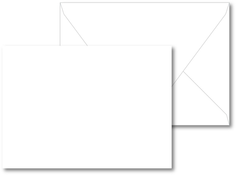 Invitation Envelope Png - Paper Clipart (1000x818), Png Download
