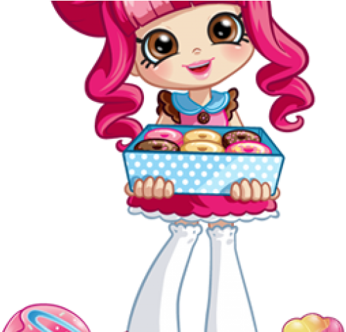 Doll Clipart Shopkins - Donatina Shopkins - Png Download (640x480), Png Download