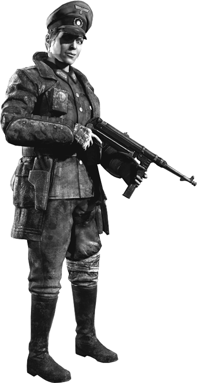Nazi Soldier Png - Zombie Army Trilogy Hermann Wolff Clipart (401x779), Png Download