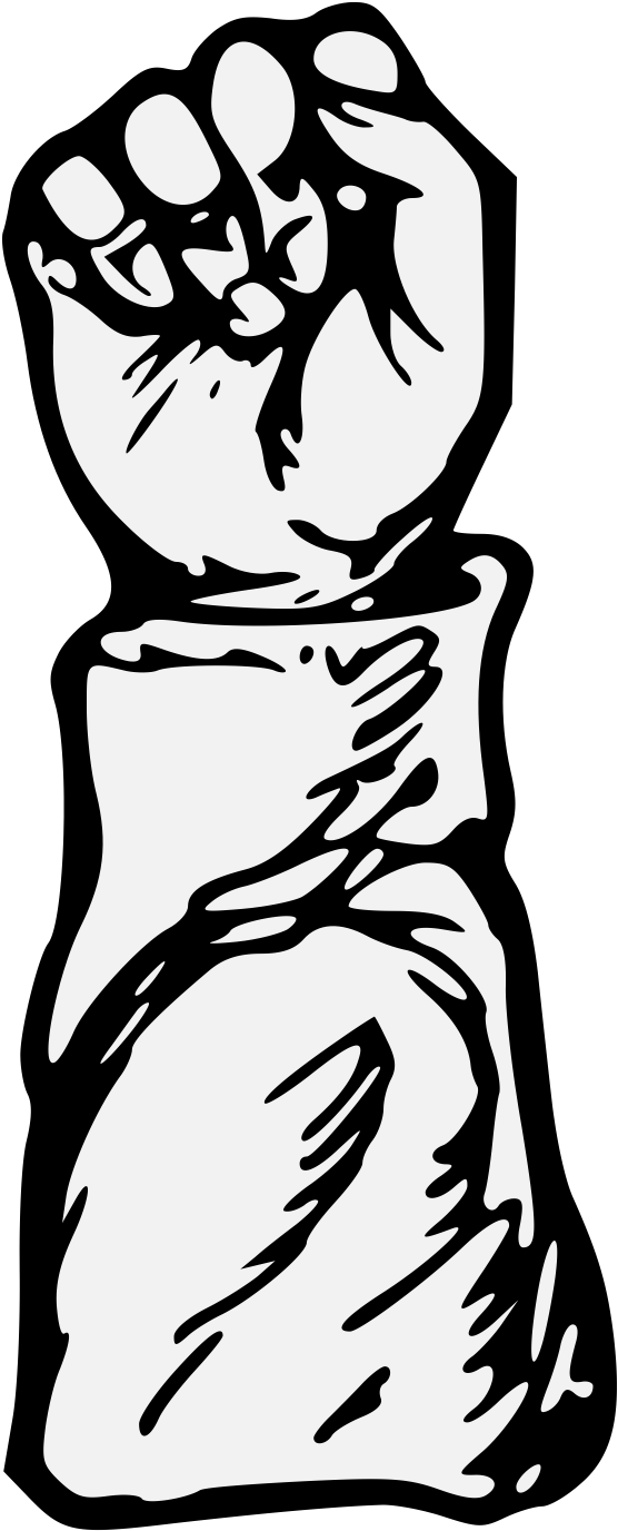 Cubit Arm Vested - Illustration Clipart (591x1387), Png Download