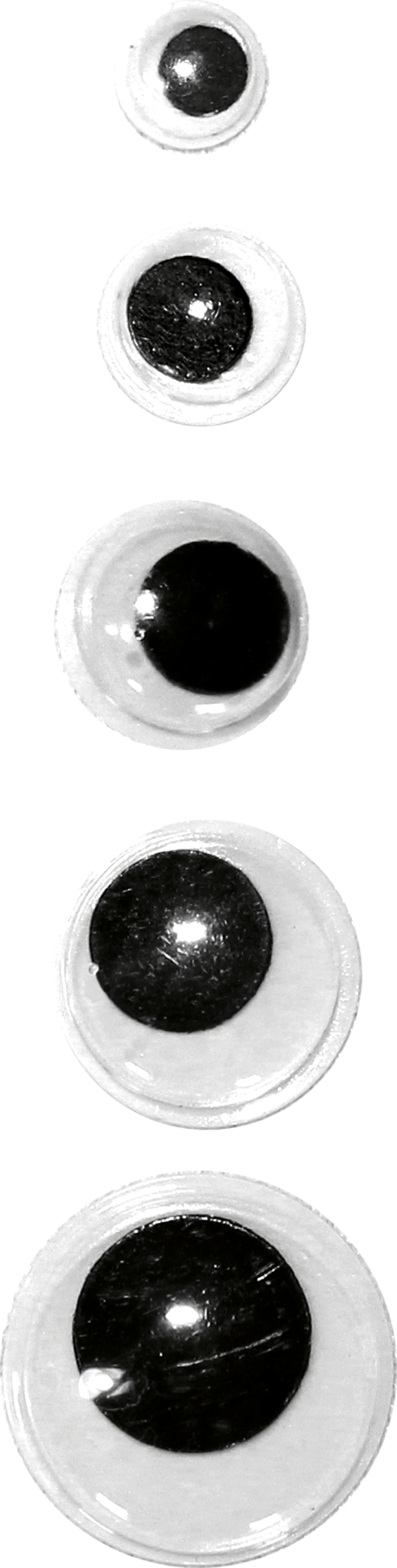 Googly Eyes Black - Circle Clipart (591x2332), Png Download