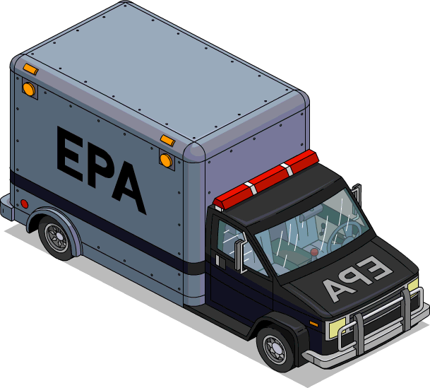 Tsto Epa Truck - Simpsons Tapped Out Vehicles Clipart (609x549), Png Download