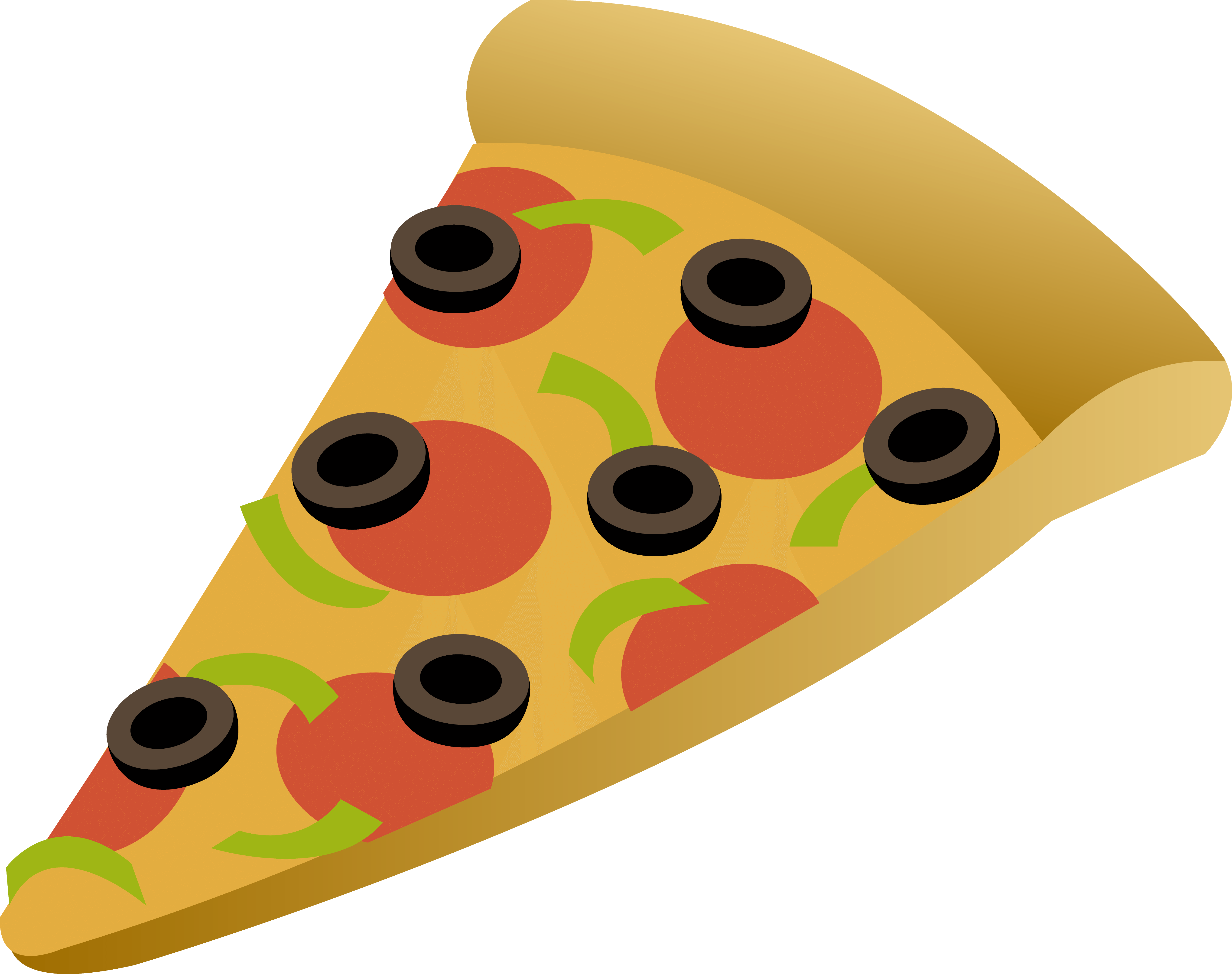 Pizza Slice Clipart Png - Clipart Slice Of Pizza Png Transparent Png (5307x4197), Png Download