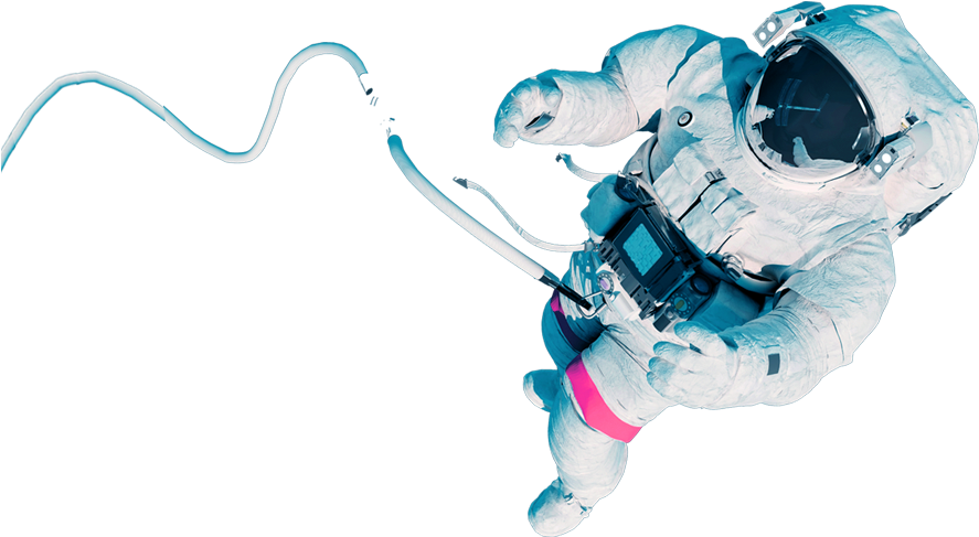 Astronaut Download Transparent Png Image - Astronaut In Space Cord Clipart (912x517), Png Download