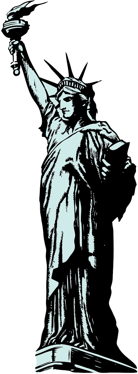 Statue Of Liberty New York Island Png Image - If You Can T Enlist Invest Buy Clipart (640x1280), Png Download