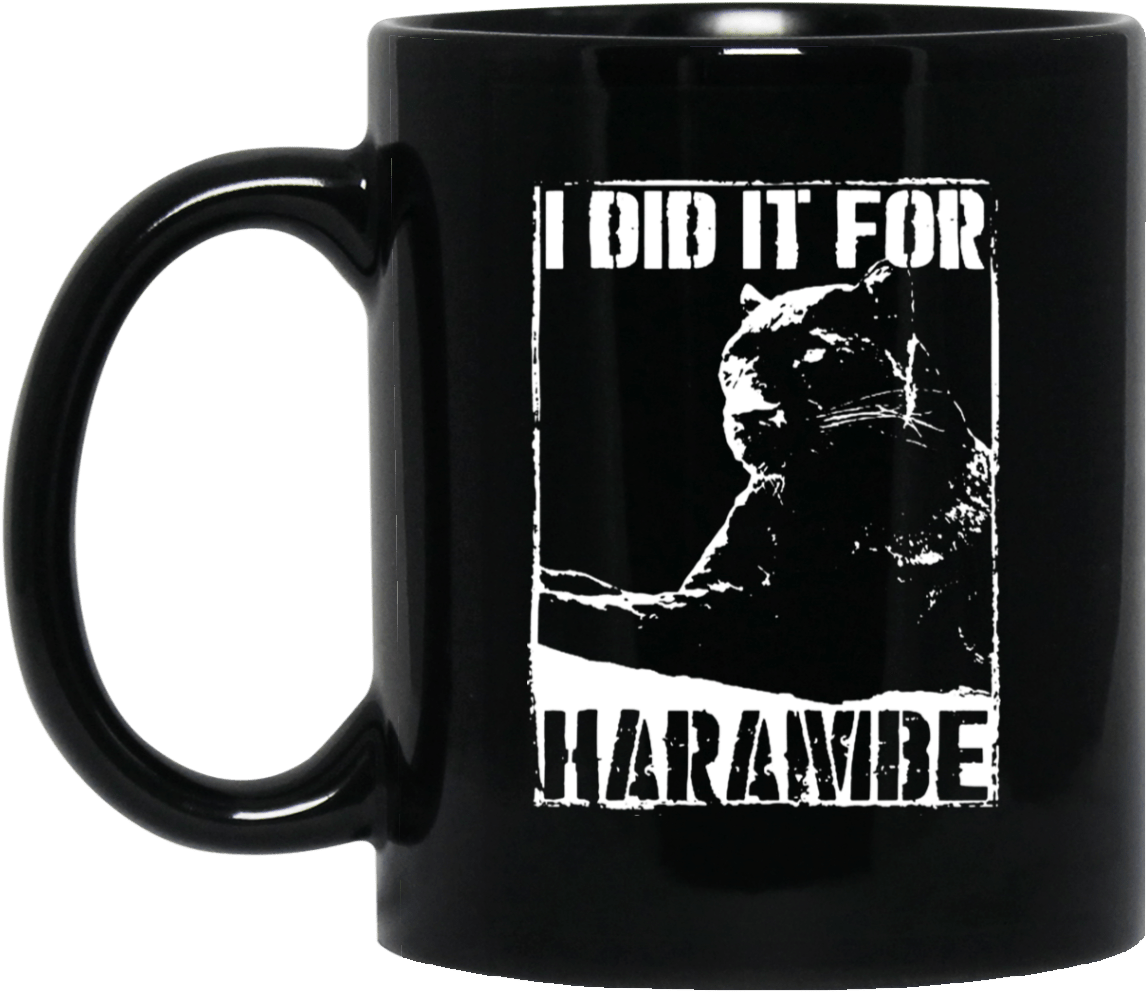 Did It For Harambe Shirt Clipart (1155x1155), Png Download