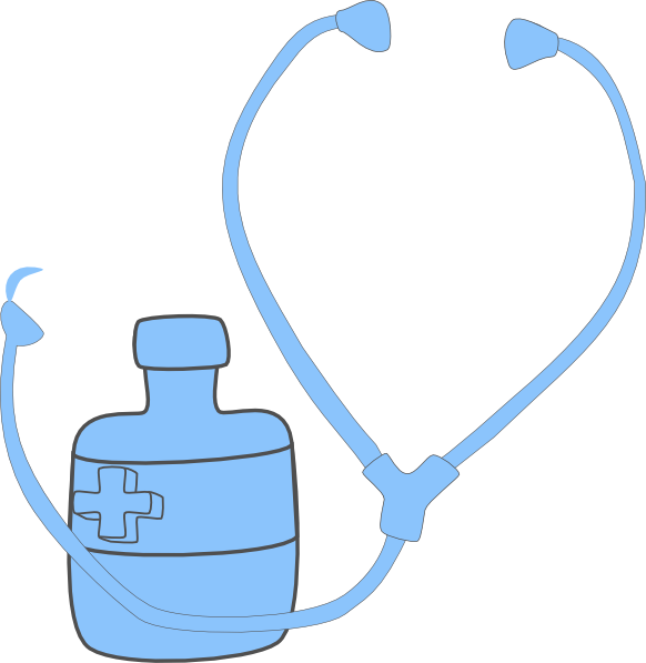 Small - Stethoscope Clipart (582x597), Png Download