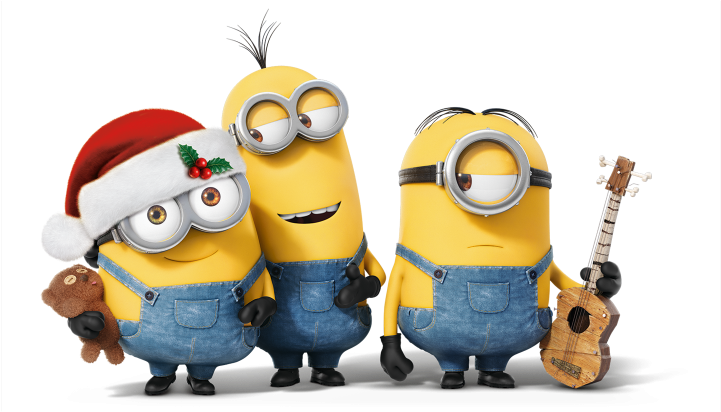 Minion Christmas Png - Миньоны Кевин Стюарт И Боб Clipart (870x412), Png Download