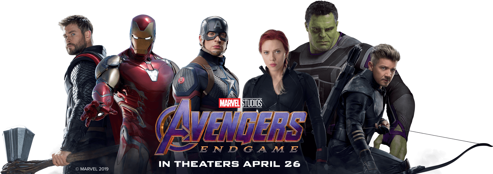 No Caption Provided - Avengers End Game Clipart (1960x686), Png Download