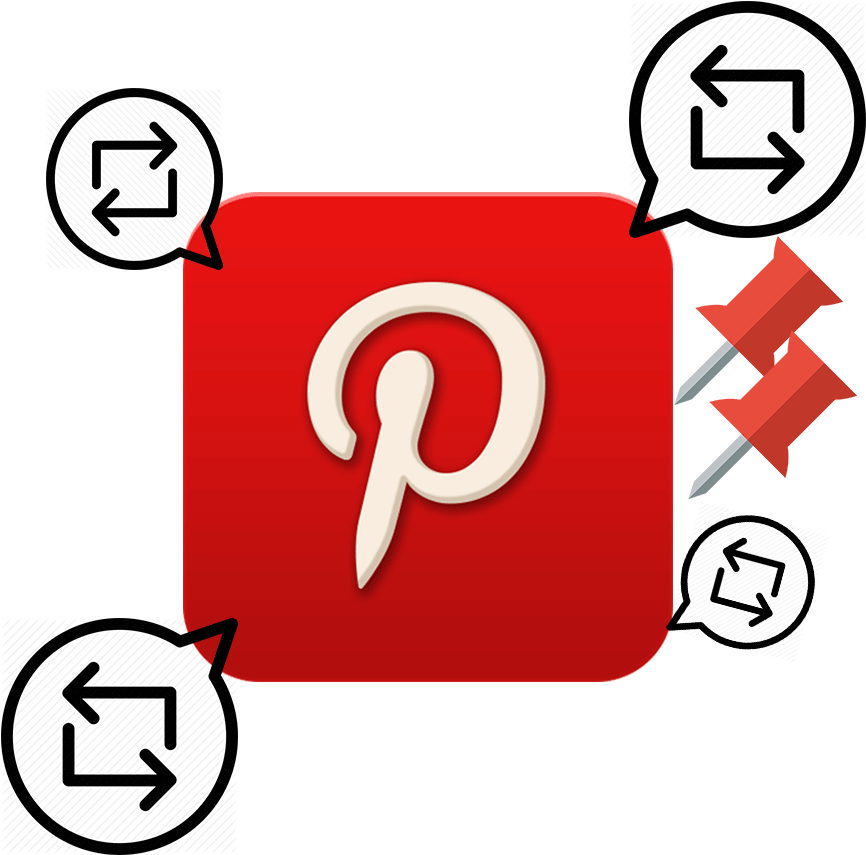 Pinterest Transparent Pin - Pinterest Clipart (1000x1000), Png Download