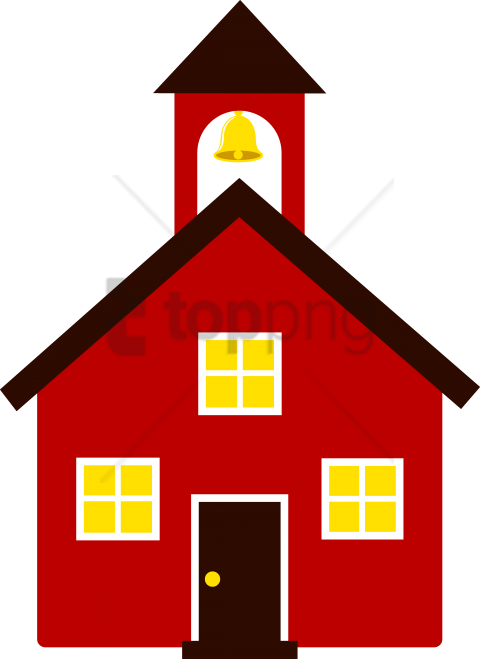 Free Png School Png Png Image With Transparent Background - Little Red Schoolhouse Clipart (480x659), Png Download