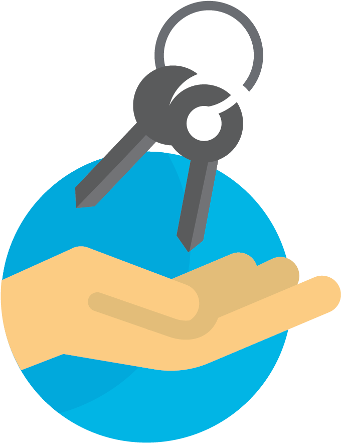Handing Over Keys Png - Illustration Handing Over Keys Clipart (1046x1025), Png Download