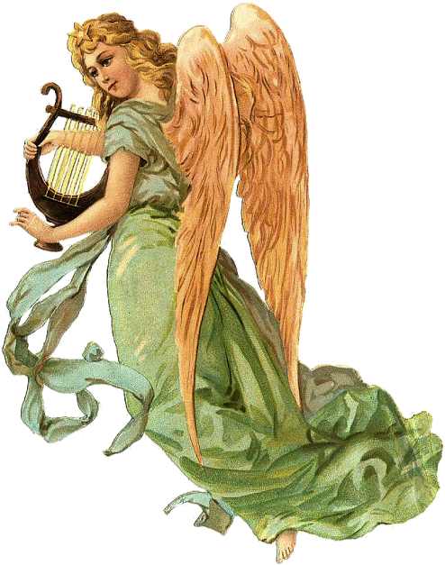 Pin Mary Jacobs On Angels Angel Clipart Victorian Angels - Christmas Angel Victorian Clipart - Png Download (504x640), Png Download