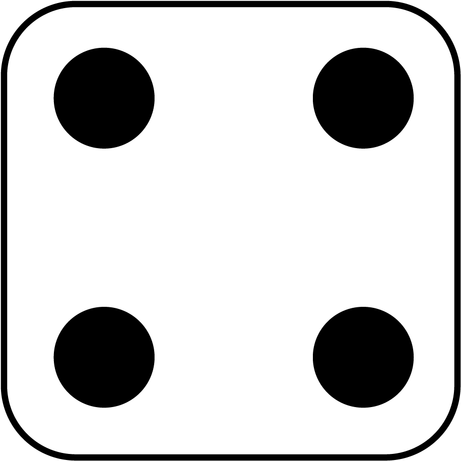 Dice Clipart Number 3 - Clip Art Dice Face - Png Download (1050x1050), Png Download
