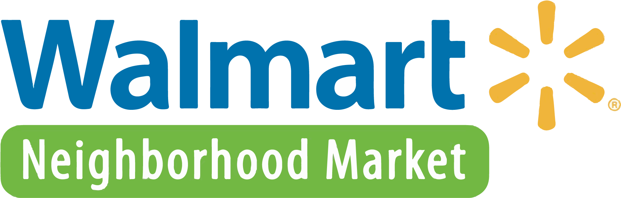 Walmart, Walmart Neighborhood Market, Logo, Text Png - Walmart Neighborhood Market Logo Png Clipart (2084x2084), Png Download