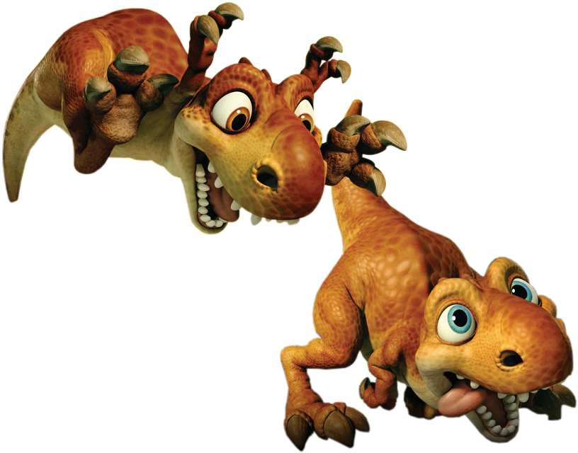 Ice Age Dinosaur - Ice Age Baby T Rex Clipart (838x672), Png Download