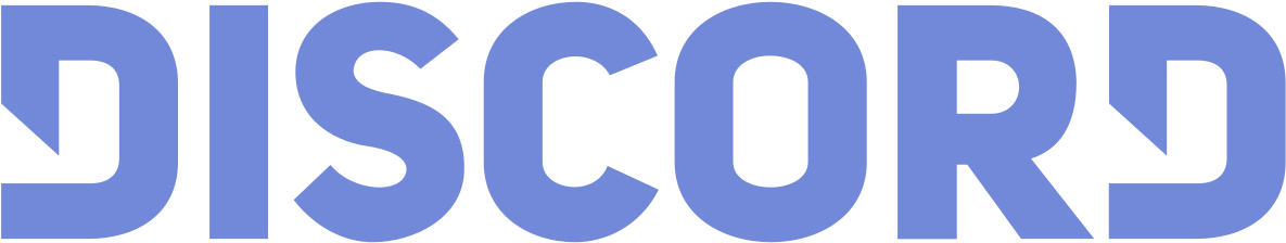 Discord Color Text Logo - Discord Text Logo Png Clipart (1280x313), Png Download