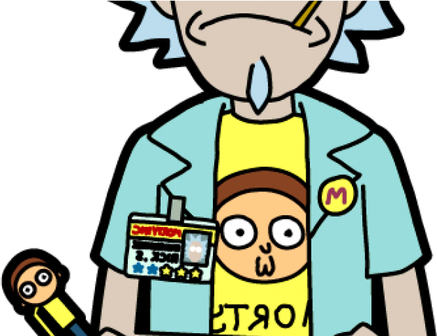 Rick And Morty Clipart Rick Hair - Storage Rick Png Transparent Png (640x480), Png Download