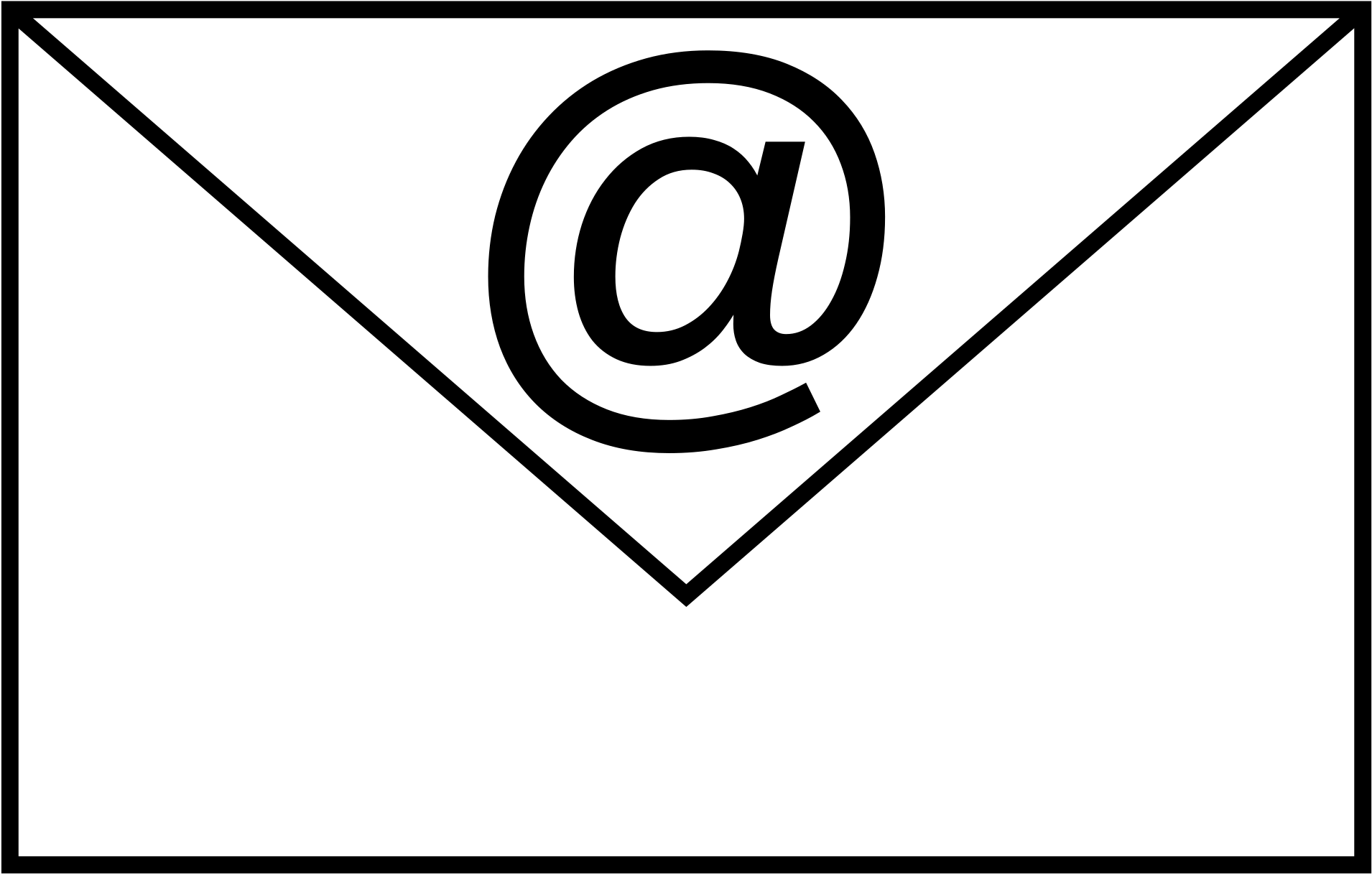 Email Clipart Png Transparent Png (2400x1697), Png Download