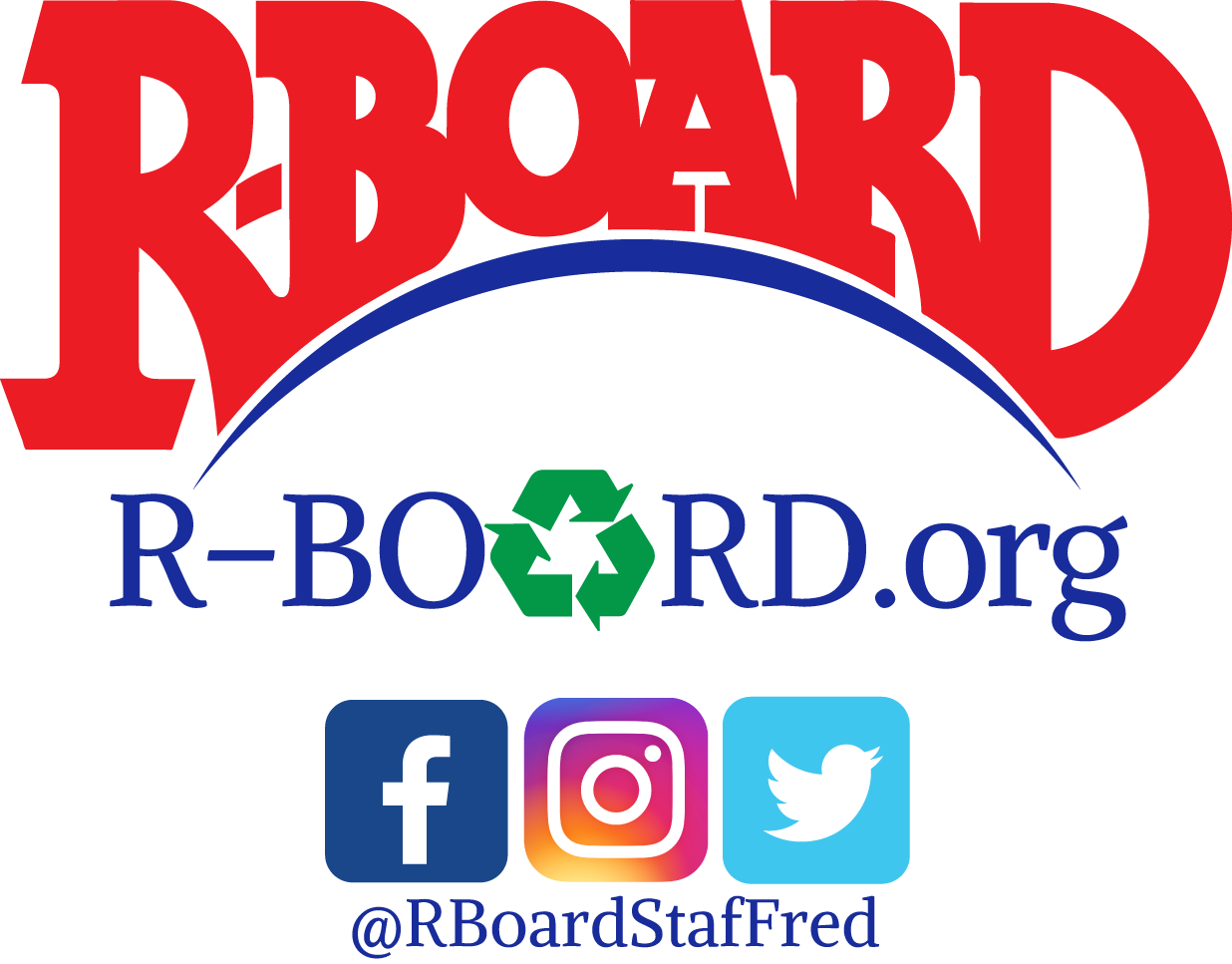 Rboardstaffred Logo Full Png With Social Media - Graphic Design Clipart (1236x967), Png Download