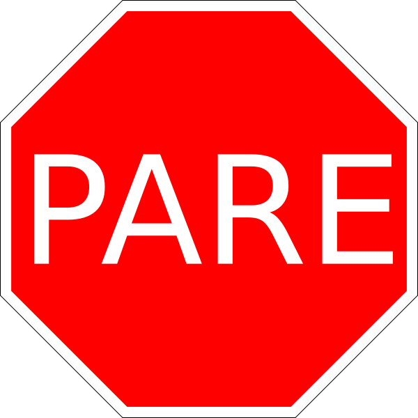 Stop Signs Images - Placa De Transito Para Clipart (600x600), Png Download