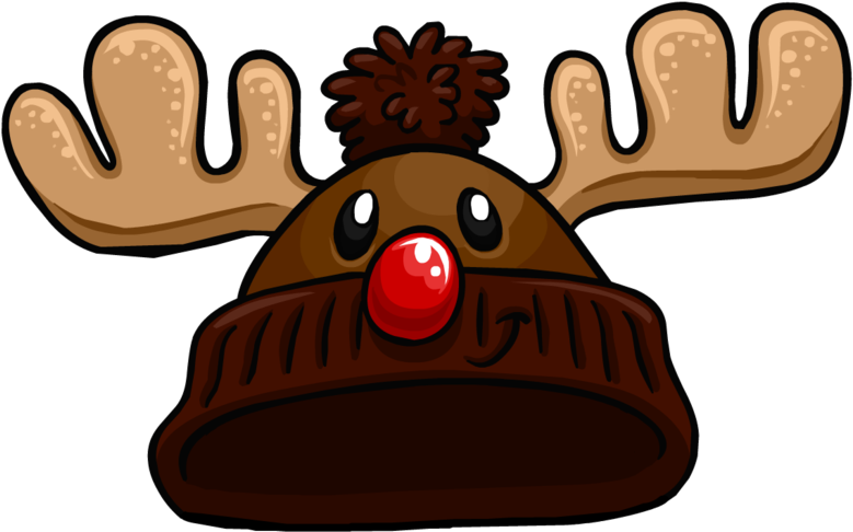 Club Penguin Christmas Hat - Club Penguin Coins For Change Hat Clipart (779x486), Png Download