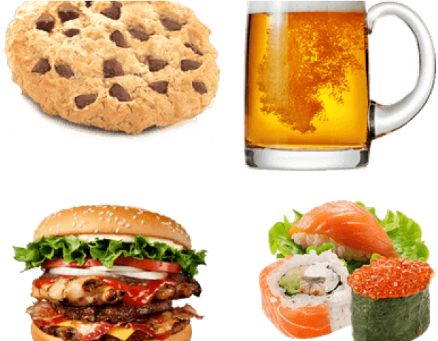 Food Png Transparent Images - Transparent Background Burger Png Clipart (640x480), Png Download