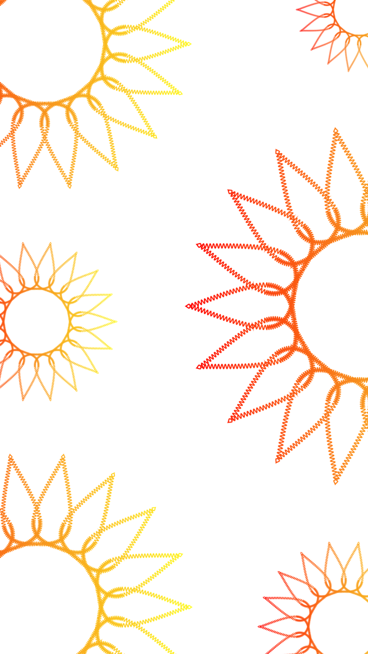 Background Flowers Sunflower Png Image - Circle Clipart (720x1280), Png Download