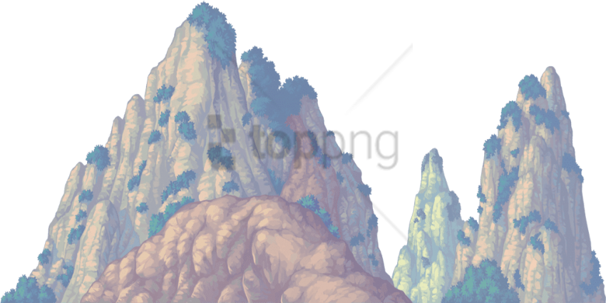 Free Png Mountain Png Png Images Transparent - Mountain Tumblr Png Clipart (850x425), Png Download