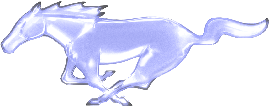 Ltpony-chrome - Mustang Horse Clipart (941x501), Png Download