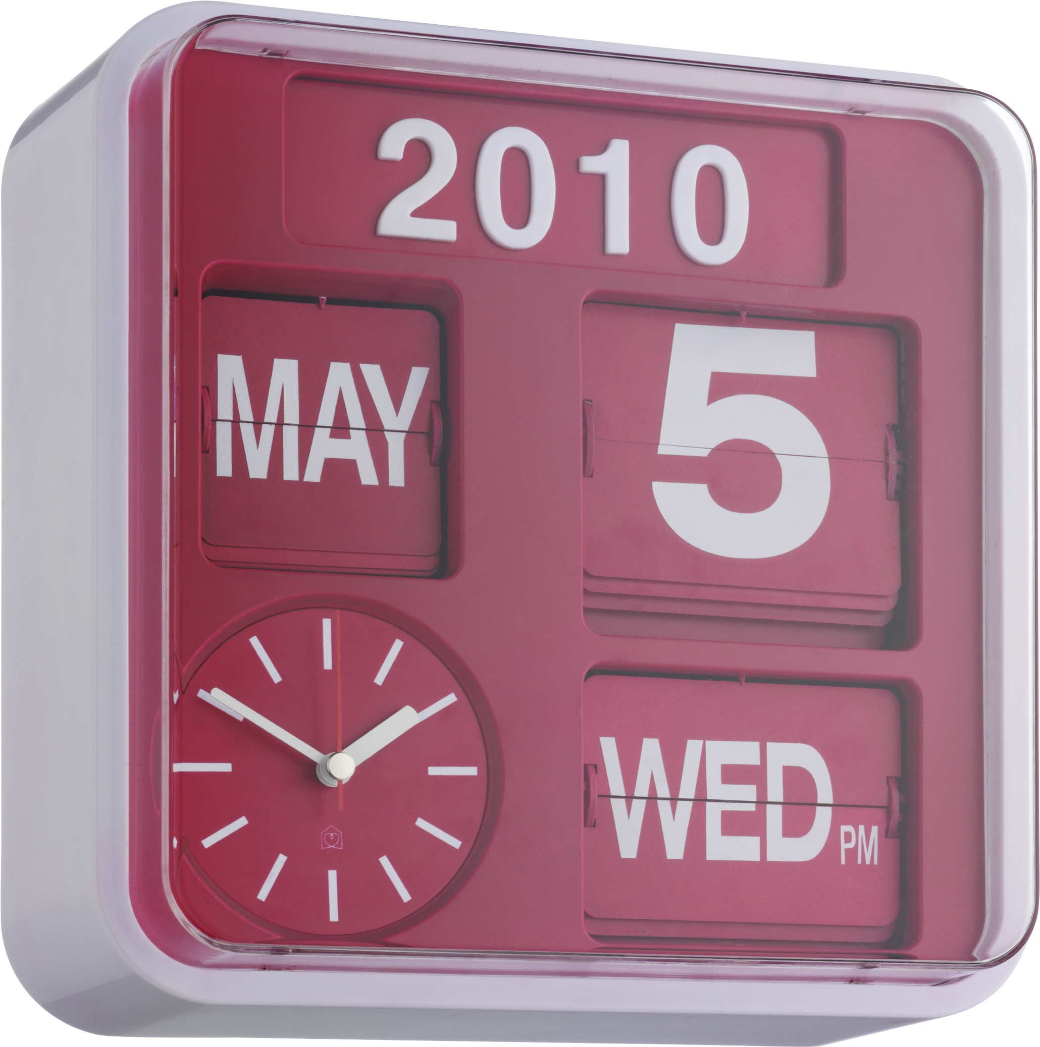 Wall Flip Clock Dimensjoner L 24 X H 24 D 10 Cm X F¥s - Flip Clock Clipart (2288x2560), Png Download
