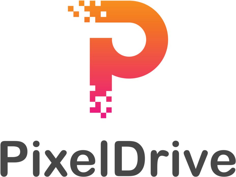 Pixeldrive Vertical Logo - Pixel Logo Clipart (927x695), Png Download