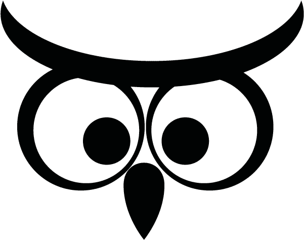 Owl Head - Easy Cartoon Owl Head Clipart (750x750), Png Download