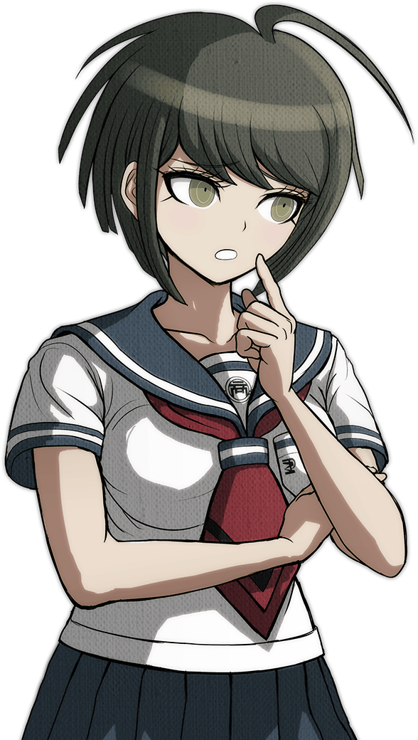 Danganronpa - Komaru Sprites Clipart (588x1040), Png Download