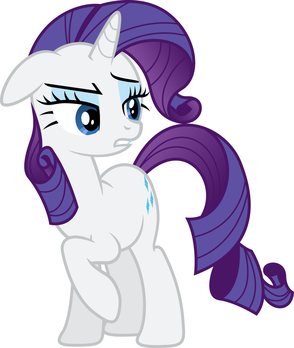 View , - My Little Pony Bila Clipart (1024x1212), Png Download