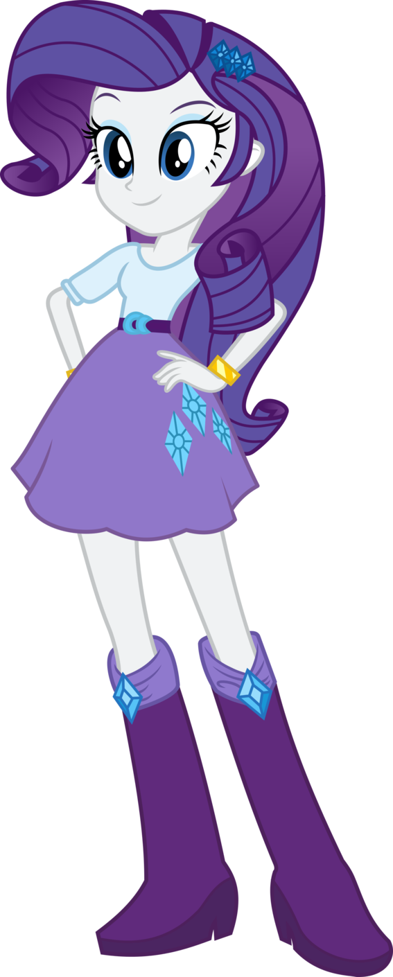 Rarity A Pony Born To Fashion - Rarity My Little Pony Equestria Girls Clipart (567x1410), Png Download