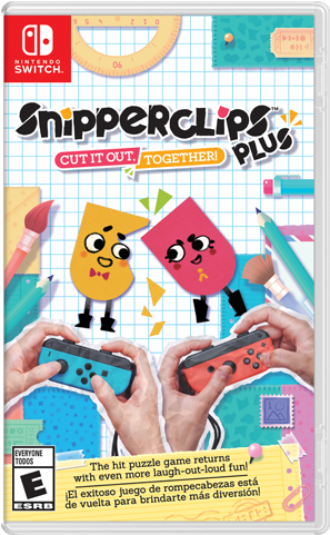 Cut It Out Together Box Art - Snipperclips Plus Cut It Out Together - Png Download (640x480), Png Download