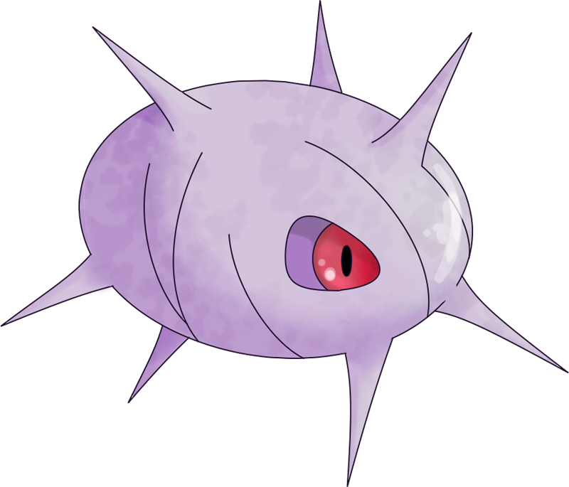 Shiny Cascoon - Cartoon Clipart (800x685), Png Download