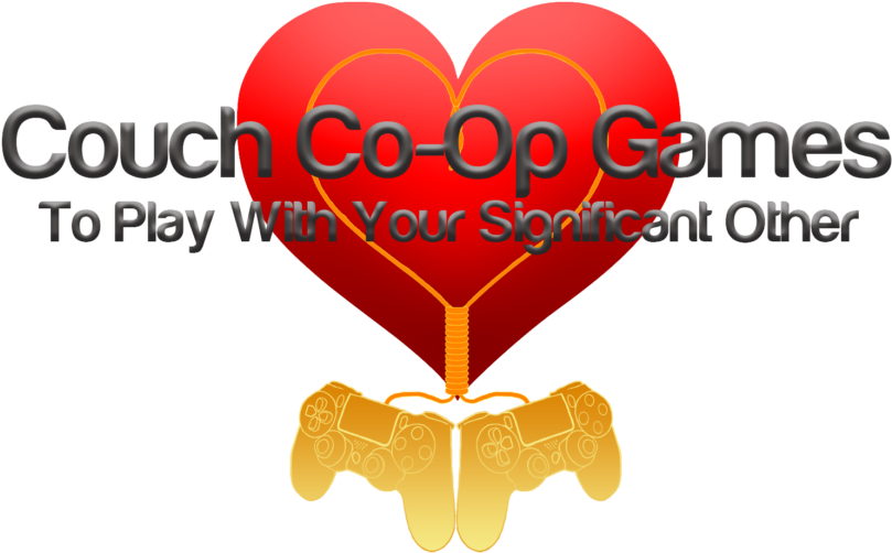 Couch Co-op - Heart Clipart (1200x584), Png Download