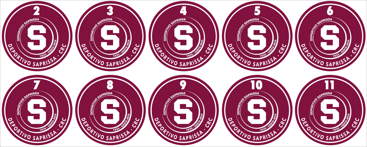 Aí Está O Deportivo Saprissa, Maior Campeão Da Liga - Circle Clipart (1216x489), Png Download