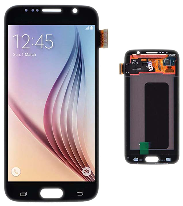 Galaxy S6 Lcd Screen Repair - Old Samsung Mobile Phone Clipart (585x657), Png Download