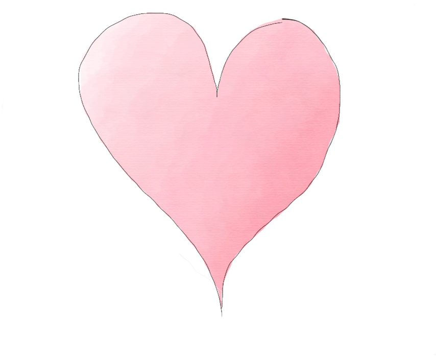 Pink Heart - Heart Clipart (1024x768), Png Download