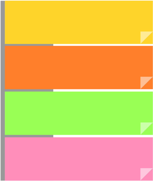 Post-it Note Paper Stationery Sticker Document - Colorful Sticky Notes Png Clipart (750x750), Png Download