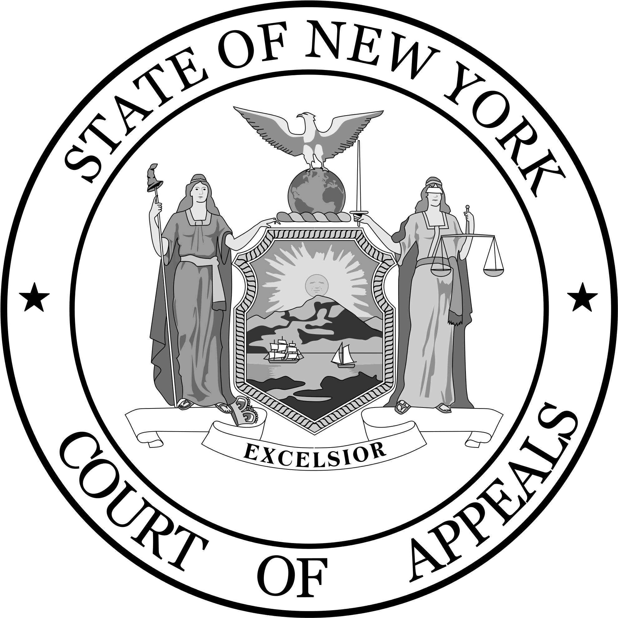 Fileseal Of The New York Court Of Appeals - Boston Latin Academy Dragon Clipart (2000x2000), Png Download