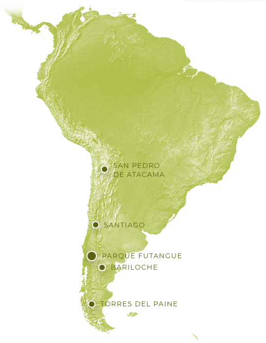 Mapa América - Chile In South America Map Clipart (545x691), Png Download