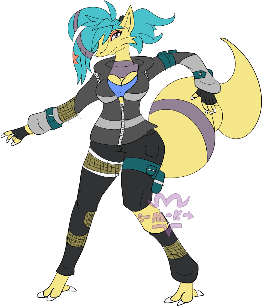 Karissa The Kadabra - Cartoon Clipart (937x1069), Png Download