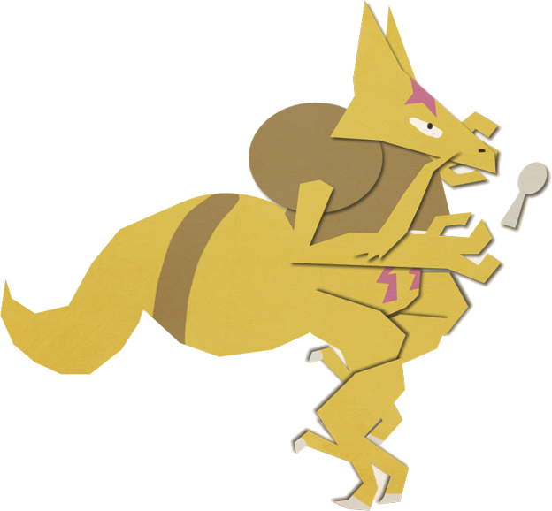 View Kadabra , - Cartoon Clipart (624x578), Png Download