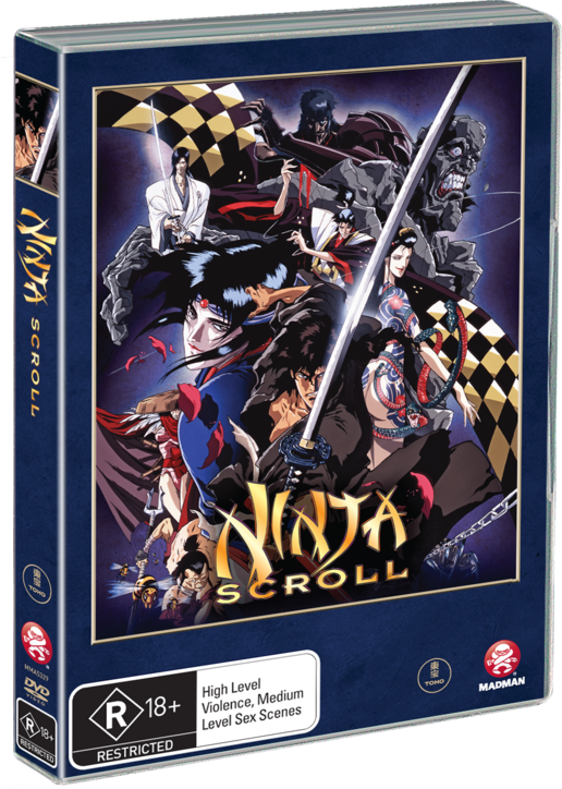 Ninja Scroll Blu Ray , Png Download - Ninja Scroll Film Bluray Clipart (516x724), Png Download