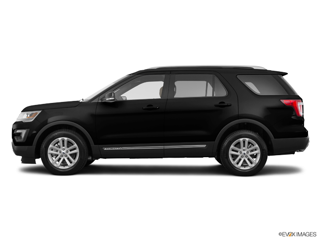 Used 2016 Ford Explorer In Branson, Mo - Black 2019 Ford Explorer Limited Clipart (640x480), Png Download